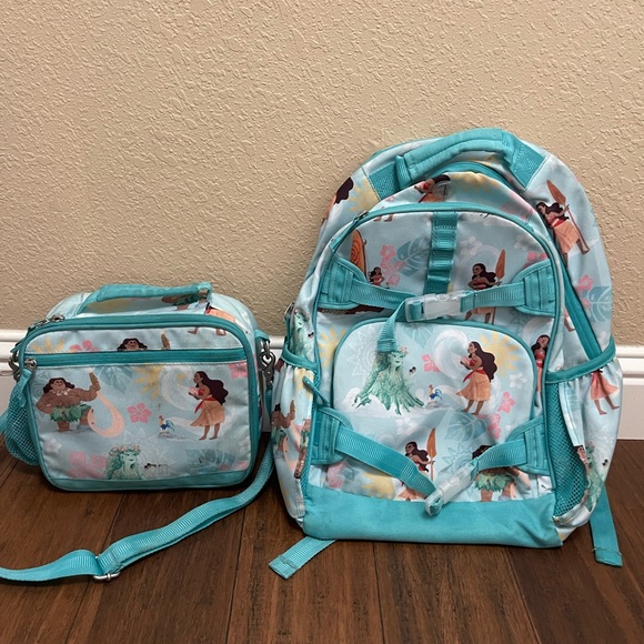 Accessories Pottery Barn Moana Backpack And Matching Lunch Pail
